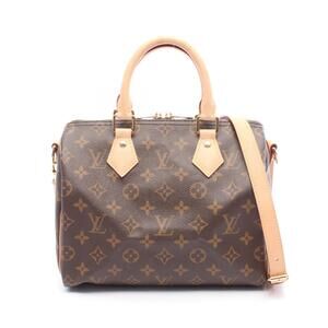 Louis Vuitton Speedy Bandouliere Monogram handbag canvas leather bag brown